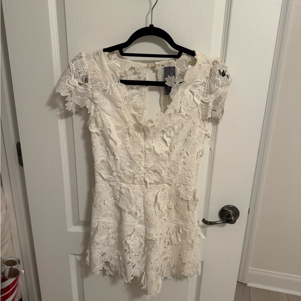 Embroidered Romper